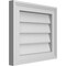 Ekena Millwork Vertical Surface Mount PVC Gable Vnt: Non-Functional, w/2"W x 1-1/2"H, Brickmould Frame, 16"W x 14"H GVPVE16X1402SN - alternate 5